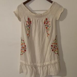 Moulinette Soeurs White Smocked Blouse